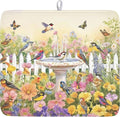 Spring Summer Floral Birds Dish Drying Mat by Kawani