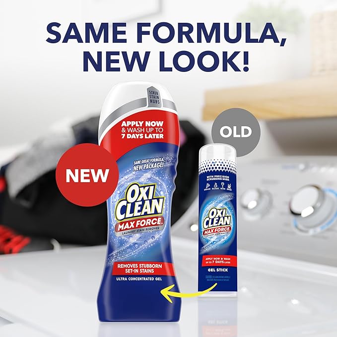 OxiClean Max Force Laundry Stain Remover Gel Stick, 6.2 fl oz - Image 9
