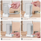 Automatic Cotton Pad Holder, Square Press Out Cosmetic Cotton Makeup Removers - Image 3