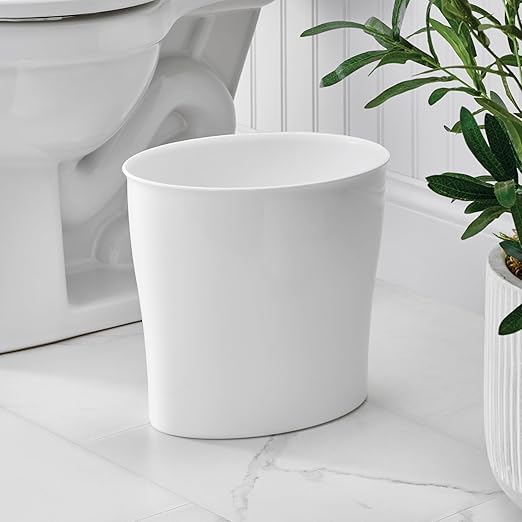 iDesign Small Oval Trash Can - Image 3