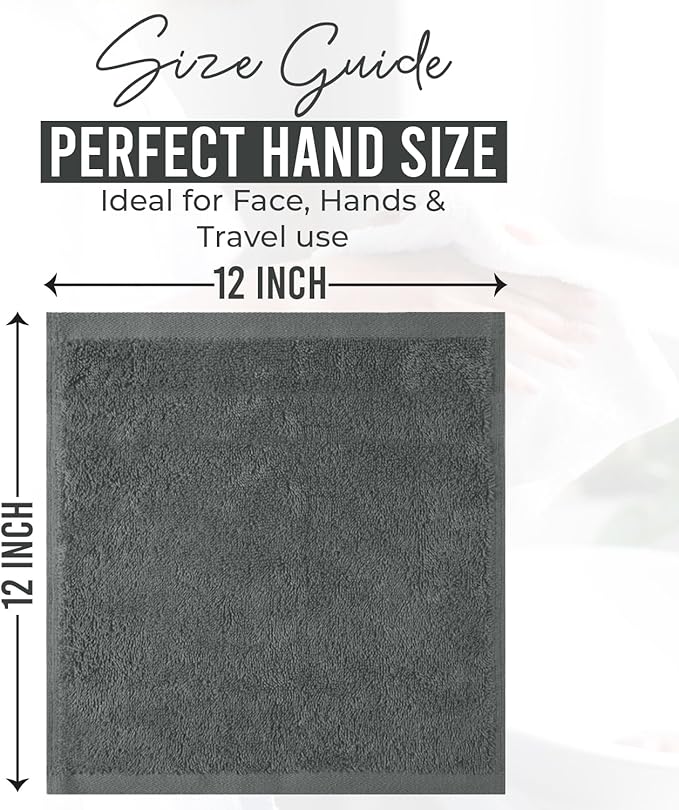 DAN RIVER 24 Pack Wash Cloths for Showering - Image 2