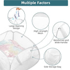2 Pack Collapsible Laundry Baskets, 90L Large Foldable Laundry Basket, Durable - Image 5