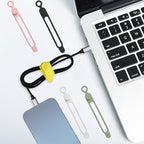 Nearockle 100Pcs Silicone Cable Ties Cord Organizer - Image 6