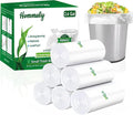 Hommaly 2.6 Gallon 240 pcs Small Clear Trash Bags, Strong Garbage Bags by HOMMALY