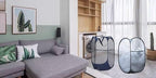 2 Pack Mesh Laundry Hampers, Pop Up Laundry Baskets, Collapsible Clothes - Image 6