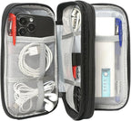 Electronics Organizer Travel Bag, Small Cable Organizer Case Waterproof - Image 3
