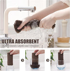 Homaxy 12 Pack Kitchen Dish Cloths, Ultra Soft and Absorbent Dish Towels - Image 3
