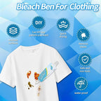 Bleach Pen, Bleach Pen For Clothing, Stain Remover Pen, Instant Travel Stain - Image 3