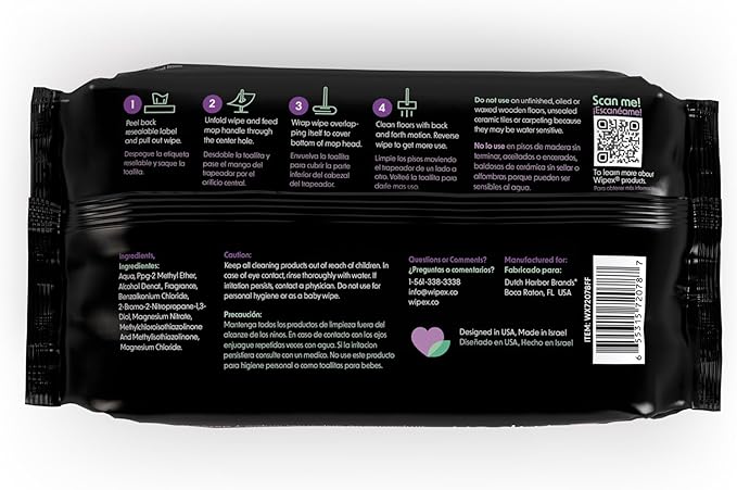 Wipex Plant Based XL Wet Floor Wipes - Image 9