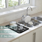 Dish Drying Mat for Kitchen Counter 2 Pack - Image 2