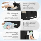 Hanging Laundry Hamper Bag, Extra Large Storage Space, - Image 4