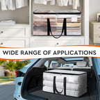 HomeHacks Clear Moving Bags Heavy Duty 10 Pack, Storage Bags - Image 6