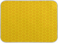ALAZA Yellow Honeycomb Hexagon Dish Drying Mat by ALAZA