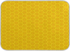 ALAZA Yellow Honeycomb Hexagon Dish Drying Mat by ALAZA