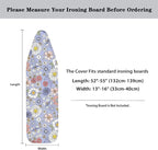 Daisy Print Ironing Board Cover Pretective Covers 15x54 Inch Standard Ironing - Image 6
