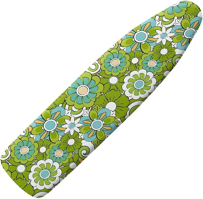 Green Hippie Flower Ironing Board Cover Large Extra Wide Table Top Ironing by Hinthetall