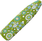 Green Hippie Flower Ironing Board Cover Large Extra Wide Table Top Ironing by Hinthetall