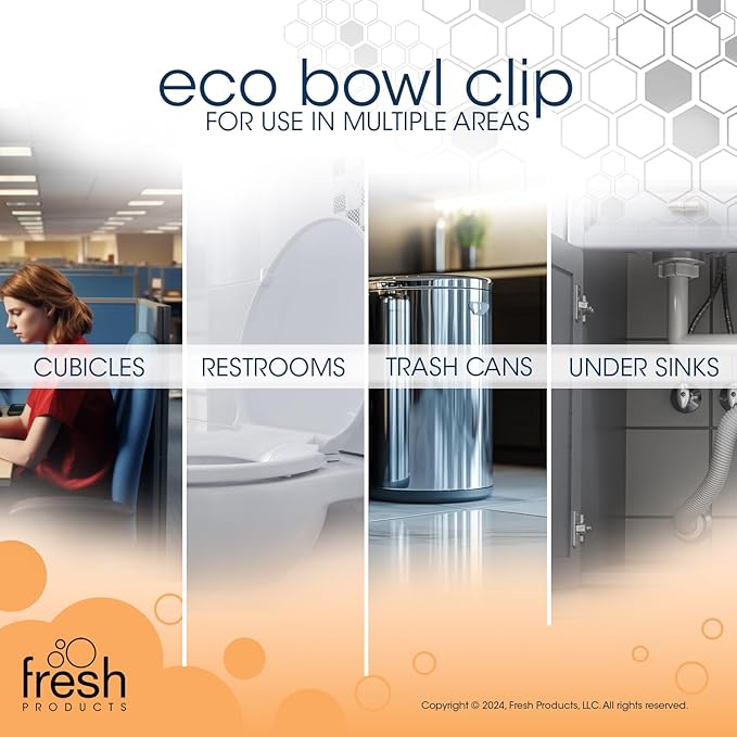 Fresh Products Eco Bowl Clip Air Freshener Versatile Design Toilet Freshener - Image 7
