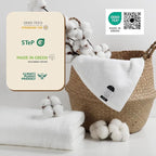 SEMAXE White Bath Towel for Bathroom, 100% Cotton Towel - Image 7