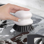 Dish Brush with Handle, Kitchen Scrub Brushes - Image 3