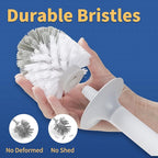 BOOMJOY Toilet Bowl Brush and Holder, 2 Pack Toilet Brush and Holder Set - Image 2