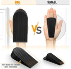 4 Pack Black Extra Large Door Stopper, High 1.9 inches Big, Prevents Door Gaps - Image 3