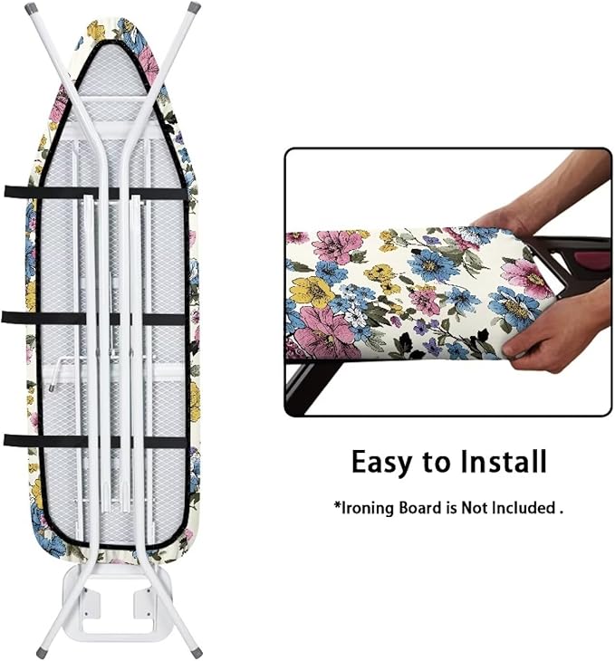 Portable Ironing Board Cover, Non Stick Scorch Dustproof Protector Iron Pad - Image 4