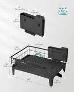 SONGMICS Dish Drying Rack, Kitchen Dish Rack, - Image 6