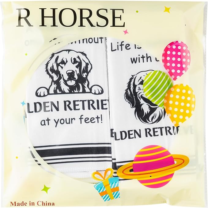 Golden Retriever Kitchen Dish Towel - Image 6