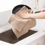 Homaxy 12 Pack Dish Towels for Kitchen, Super Soft and Absorbent Coral Velvet - Image 3