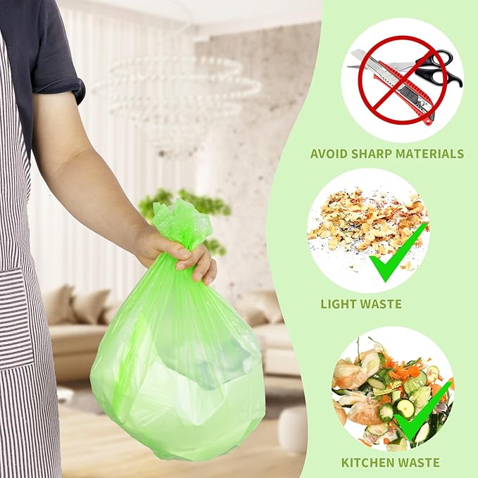 Magesh 105 Count 4 Gallon Small Trash Bags, Transparent, Leak-Proof, - Image 4