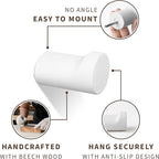 Wooden White Wall Hooks - Image 3