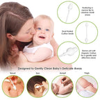 Baby Cotton Swabs, Organic Chlorine-Free Safety Swabs - Image 2