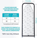 Seiritex Over The Door Ironing Board Cover 13 x 37 inch, Small Iron Board Cover - Image 6