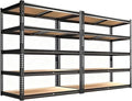 Garage Storage Shelves, 72''H Shelving Units and Storage, 2400 LBS Heavy Duty Shelving, Metal Garage Shelves for for Basement, Warehouse, Pantry, Closet, Kitchen by Unknown
