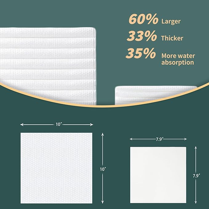 Ourmed Life Disposable Face Towels, Clean Facial Wash Cloth without Lint - Image 4