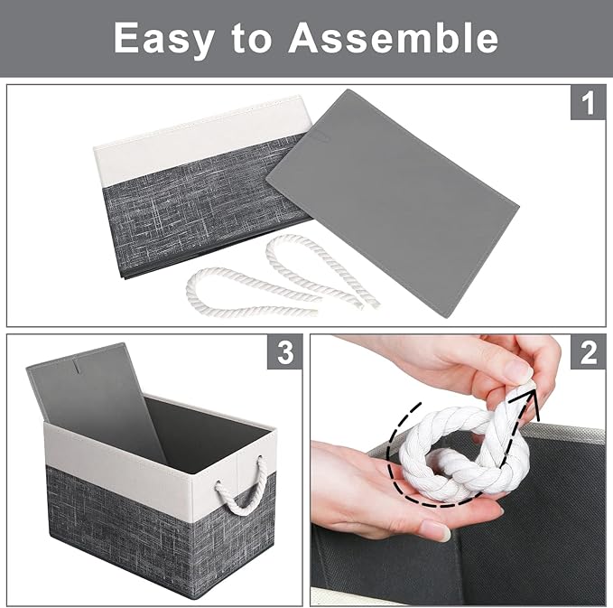 Fab totes Storage Bins, Foldable Storage Baskets - Image 4