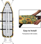 Sunfloral Ironing Board Cover, Iron Board Cover Standard Size, Floral Ironing - Image 4