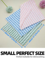 10PACK Kitchen Cleaning Cloths, Microfiber Dish Cloths: All-Purpose - Image 5