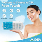 AlDEA Face Towels Disposable-600Ct, Face Towelettes - Image 5