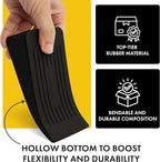 Large Door Stoppers for Bottom of Door 2 Pack, 1.9” Anti-Skid Rubber Door Stop - Image 4
