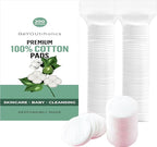 Premium 100% cotton pads, 200 rounds by BeYOUtiholics
