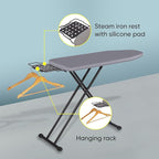 Deluxe Ironing Board with Heat Resistant Cover and Thicken Felt Pad, Heavy - Image 2