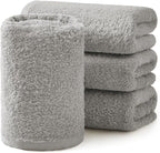 REDKISS 4-Pack Luxury Hand Towels, 16x32 Inch 450 GSM 100% Cotton, Super Soft by REDKISSOnline