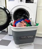 SAMMART 40L Collapsible Plastic Laundry Basket - Image 3