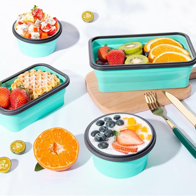 Sudaya 12 Pack Collapsible Food Storage Containers - Image 8