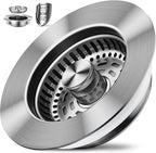 1S-Install Upgraded Kitchen Sink Strainer & Stopper – Pop-Up Fast Drain by Dimflue