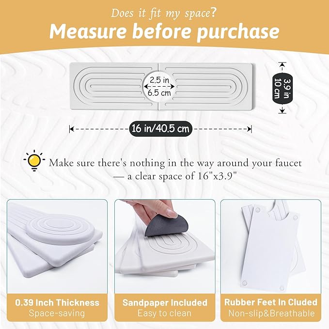 Faucet Mat for Kitchen Sink - Image 2