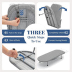 Small Ironing Board with Iron Holder, RAINHOL Countertop Mini Ironing Board - Image 6