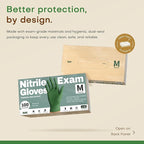 SUP Disposable Nitrile Gloves, Powder-Free Latex-Free Food Safe Cooking Home - Image 5